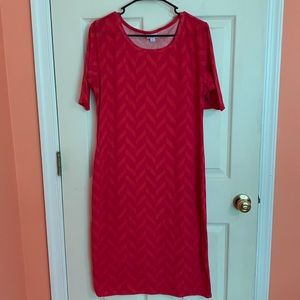 Red LuLaroe Julia Dress